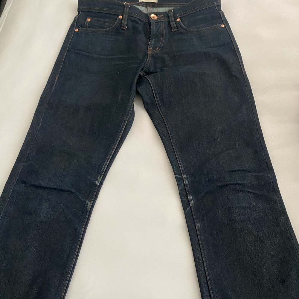 UB101 Skinny Fit 14.5oz Indigo Selvedge Denim - Picture 2 of 3